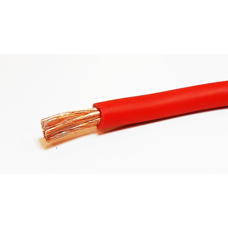 Kummikaabel ristlõikega 10mm2 HI-FLEX punane (1m)